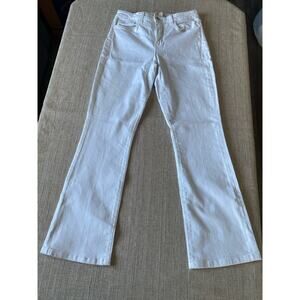 L'AGENCE Oriana High Rise Straight Jeans White Size 27